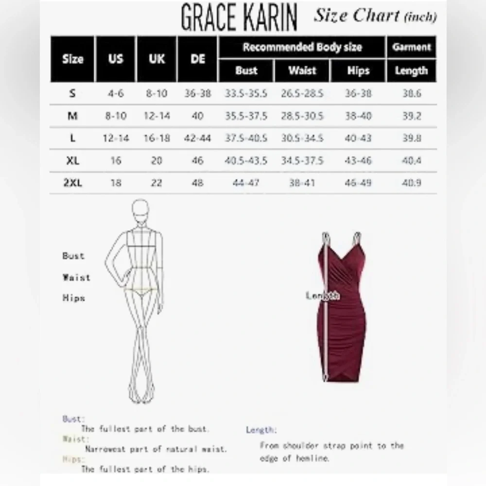 Grace Karin Red Dress EUC - Picture 4 of 4
